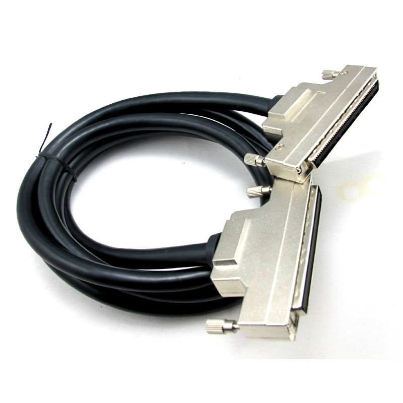 SCSI Cable HPDB100 Cable HPDB 100 Pin Male to Male Cable Office Computer Connector