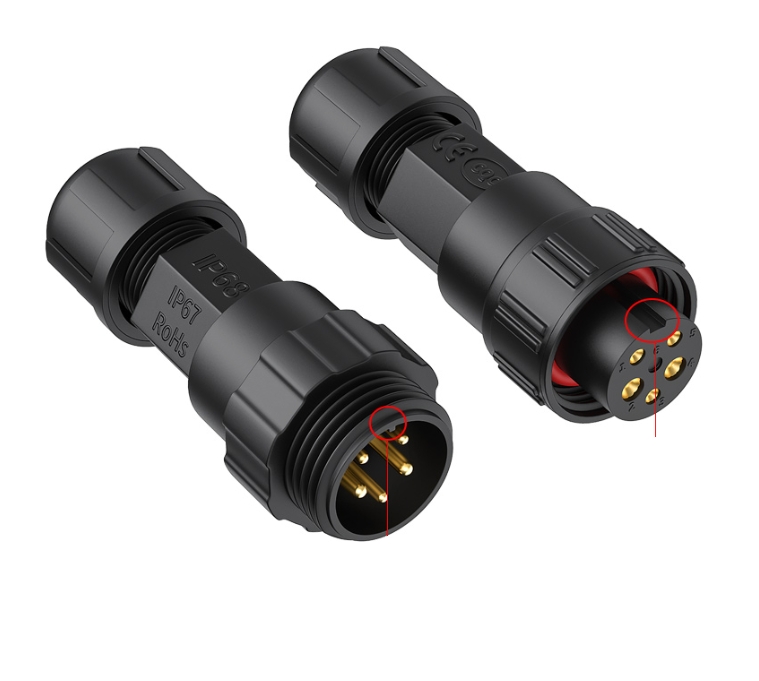 4 Pin Connector, Waterproof Solder Wire Connectors